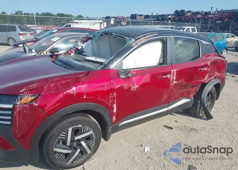 2025 Nissan Kicks Sv Fwd from USA, damaged, VIN 3N8AP6CA6SL370516